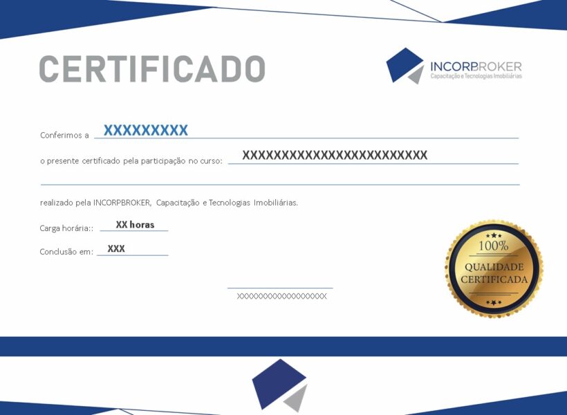 Certificado - ANEXAR PAGINA DE VENDA